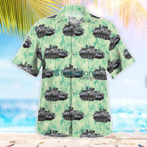 British Army Spartan Armoured Personnel Carrier Hawaiian Shirt Beach Summer Shirt Product Photo 1