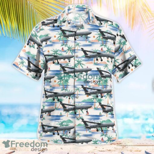 British Army Thales Watchkeeper WK450 Hawaiian Shirt Beach Summer Shirt Product Photo 2