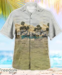 British Army Warrior Armoured Fighting Vehicle Hawaiian Shirt Beach Summer Shirt Product Photo 2