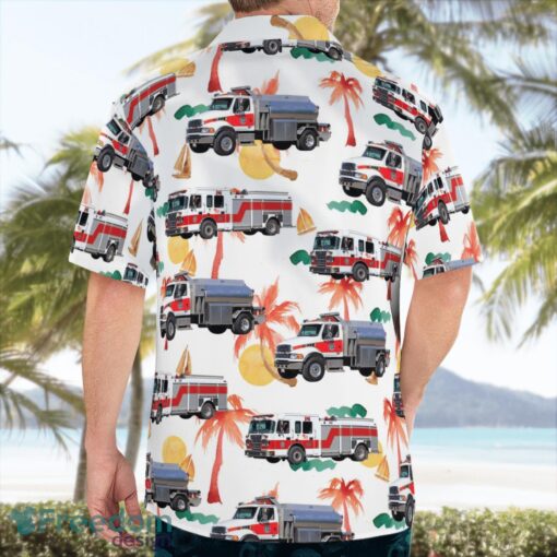 British Columbia, Cowichan Bay Fire Rescue Beach Hawaiian Shirt Product Photo 2