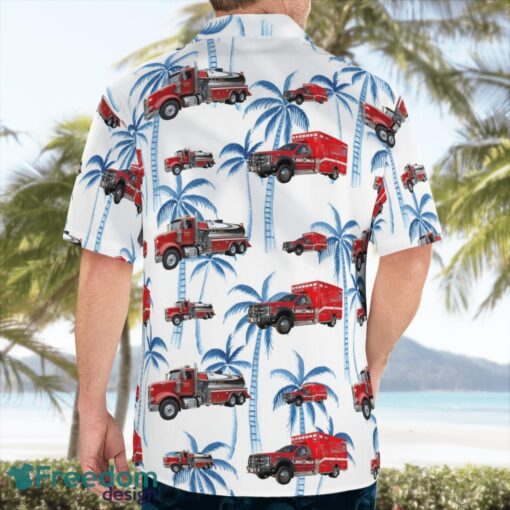 Brookfield Volunteer Fire Company, CT Hawaiian Shirt Beach Summer Shirt Product Photo 2