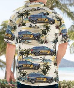 Brookhaven GA Police 3D Summer Aloha Hawaiian Shirt Product Photo 2