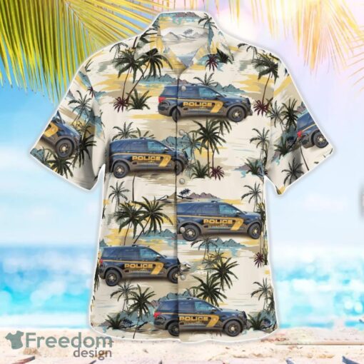 Brookhaven GA Police 3D Summer Aloha Hawaiian Shirt Product Photo 3