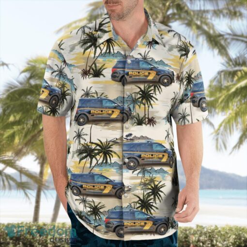 Brookhaven GA Police 3D Summer Aloha Hawaiian Shirt Product Photo 4