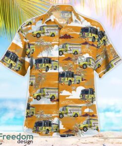 Brooksville, Hernando County, Florida, Hernando County Fire & Emergency Services Summer Hawaiian Shirt For Men Women Product Photo 3