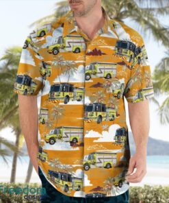 Brooksville, Hernando County, Florida, Hernando County Fire & Emergency Services Summer Hawaiian Shirt For Men Women Product Photo 4