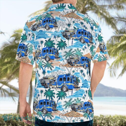 Broughton Vol. Fire Department - South Park Twp. 3D Summer Aloha Hawaiian Shirt Product Photo 2