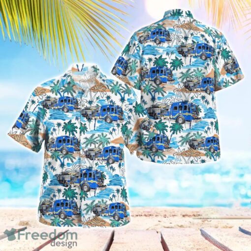 Broughton Vol. Fire Department - South Park Twp. 3D Summer Aloha Hawaiian Shirt Product Photo 1