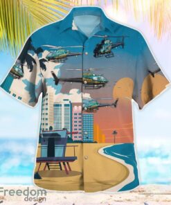 Broward County Sheriff AS350, N783BC Helicopter Beach Hawaiian Shirt Summer Gift Product Photo 2