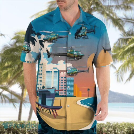 Broward County Sheriff AS350, N783BC Helicopter Beach Hawaiian Shirt Summer Gift Product Photo 3