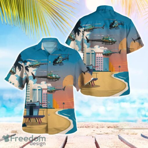 Broward County Sheriff AS350, N783BC Helicopter Beach Hawaiian Shirt Summer Gift Product Photo 1