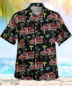 Broward County Sheriff Fire Rescue, Florida Freightliner Hawaiian Shirt Beach Summer Shirt Product Photo 2