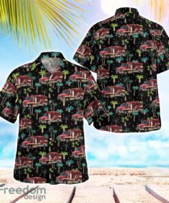 Broward County Sheriff Fire Rescue, Florida Freightliner Hawaiian Shirt Beach Summer Shirt