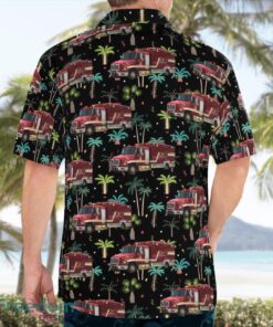 Broward County Sheriff Fire Rescue, Florida Freightliner Hawaiian Shirt Beach Summer Shirt Product Photo 4