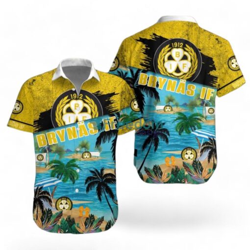 Brynas If Logo Combo Hawaiian Shirt And Short Trending Summer For Fans Product Photo 1