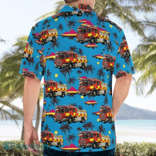 Buckinghamshire Fire and Rescue Service Summer Hawaiian Shirt Product Photo 2