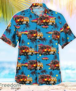 Buckinghamshire Fire and Rescue Service Summer Hawaiian Shirt Product Photo 3