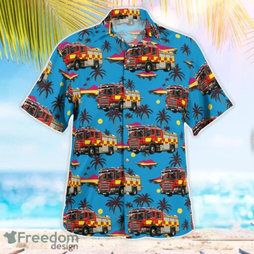 Buckinghamshire Fire and Rescue Service Summer Hawaiian Shirt Product Photo 3