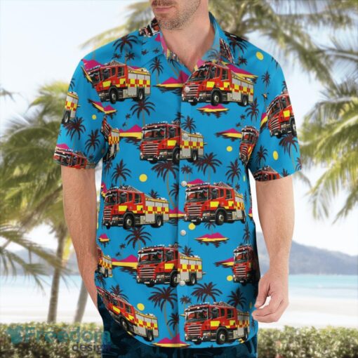 Buckinghamshire Fire and Rescue Service Summer Hawaiian Shirt Product Photo 4