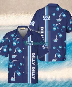Bud Light Dilly Dilly Beachy Beer Cans Tropical Aloha Hawaiian Shirt Bud Light Dilly Dilly Beachy Beer Cans Tropical Aloha Hawaiian Shirt