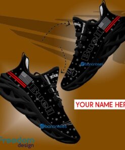 Buell Motorcycle Chunky Sneaker Trademark Custom Name Gift Max Soul Shoes USA Flag Star New For Fans - Buell Motorcycle Running Shoes New Trending Personalized Photo 1