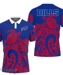 Buffalo Bills Turtle Polynesian Pattern Polo Shirt