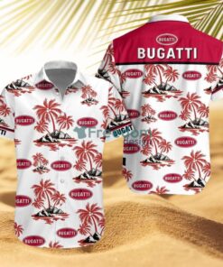 Bugatti Tropical Beach Hawaiian Shirt And Short Gift For Fans Product Photo 1