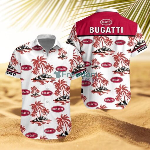 Bugatti Tropical Beach Hawaiian Shirt And Short Gift For Fans Product Photo 1