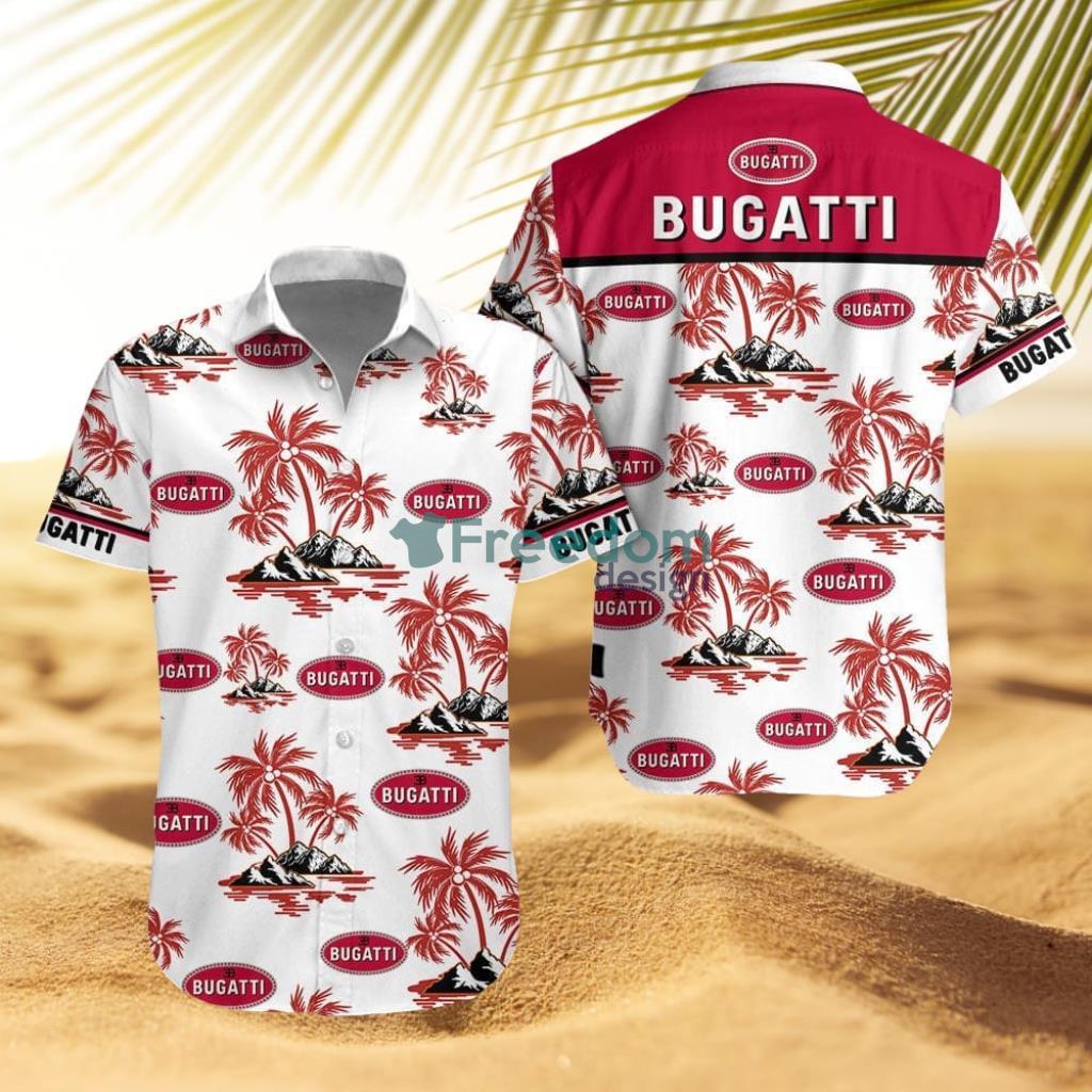 Bugatti Tropical Beach Hawaiian Shirt And Short Gift For Fans Product Photo 1