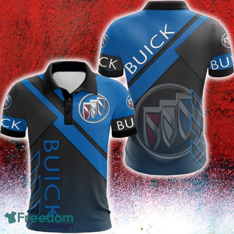 Buick Car Racing Big Logo 3D Polo Shirt - Buick Car Racing Big Logo 3D Polo Shirt