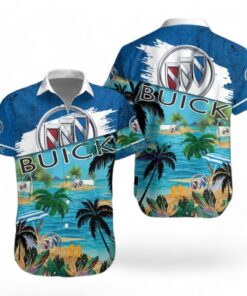 Buick Logo Combo Hawaiian Shirt And Short Trending Summer For Fans Product Photo 1