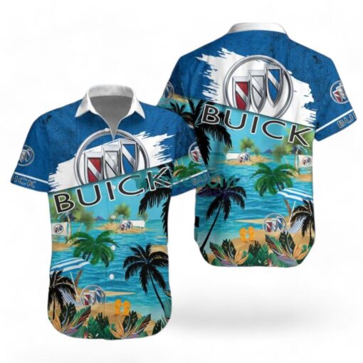 Buick Logo Combo Hawaiian Shirt And Short Trending Summer For Fans Product Photo 1