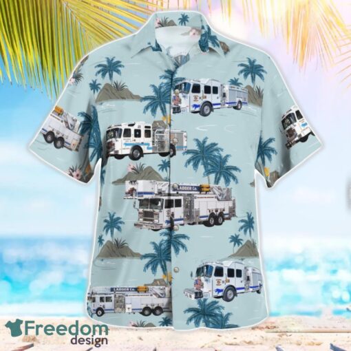 Bullhead City Fire Department 3D Hawaiian Shirt Product Photo 2