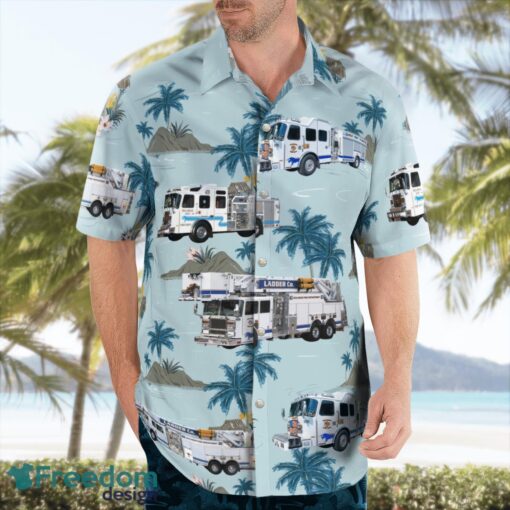 Bullhead City Fire Department 3D Hawaiian Shirt Product Photo 3