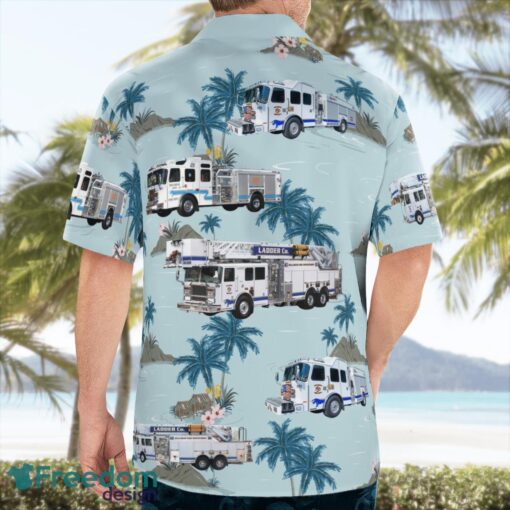 Bullhead City Fire Department 3D Hawaiian Shirt Product Photo 4