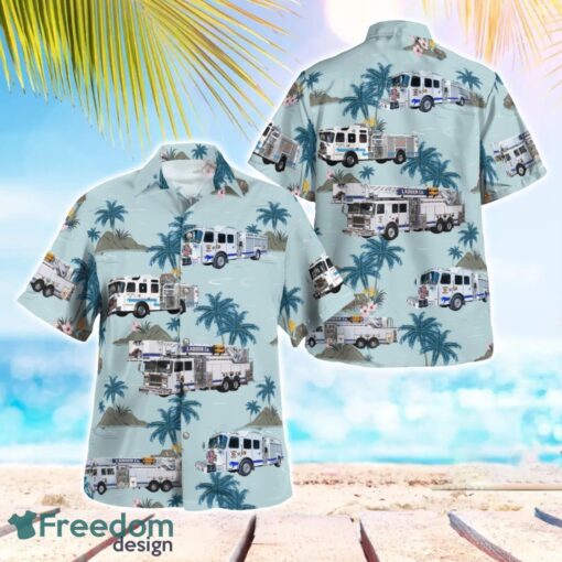 Bullhead City Fire Department 3D Hawaiian Shirt Product Photo 1