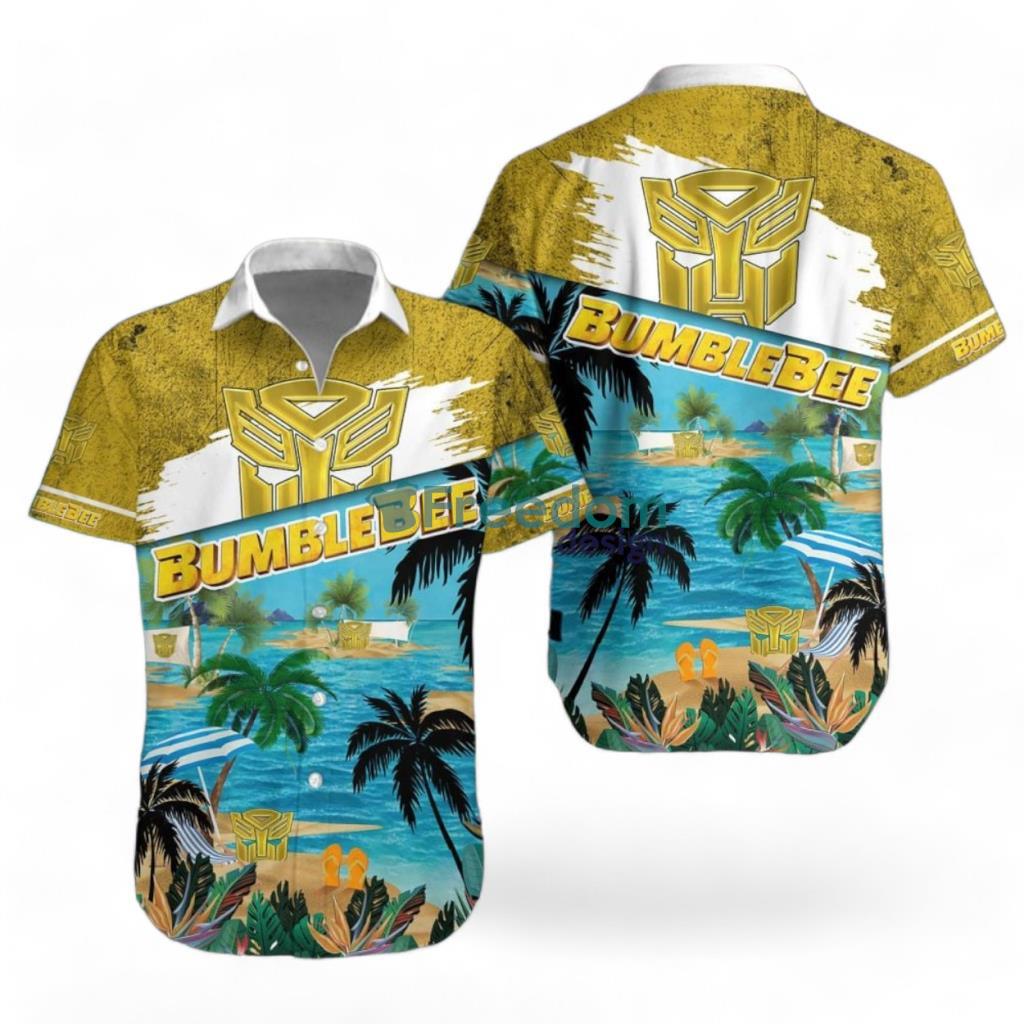 Bumblebee Logo Combo Hawaiian Shirt And Short Trending Summer For Fans Product Photo 1