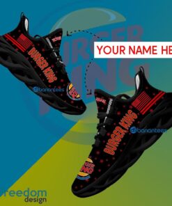 Burger King Chunky Sneaker Symbol Custom Name Gift Max Soul Shoes USA Flag Star New For Fans - Burger King Running Shoes New Trending Personalized Photo 1