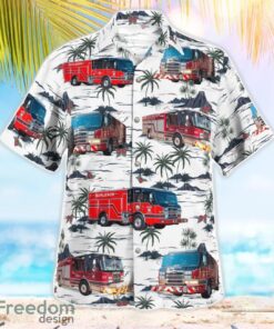 Burleson Fire Department 3D Hawaiian Shirt Product Photo 3