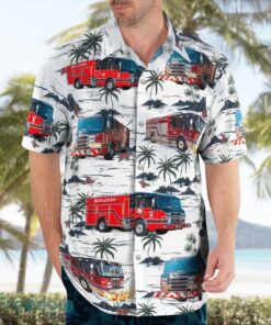 Burleson Fire Department 3D Hawaiian Shirt Product Photo 4