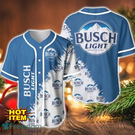 Busch Light Logo Printed Baseball Jersey Shirt For Men And Women Product Photo 1