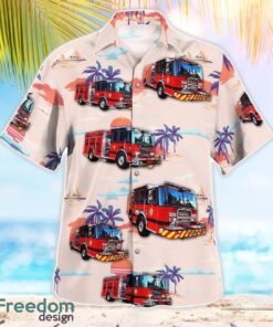 Byram Twp Fire Department Beach Hawaiian Shirt Gift For Summer Holiday Product Photo 2