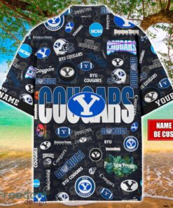 BYU Cougars Logo Hawaiian Shirt For Fans Trending Beach Shirt Custom Name Product Photo 2