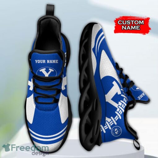 BYU Cougars NCAA Max Soul Shoes Big Logo And Custom Name Sneakers For Men Women Product Photo 3