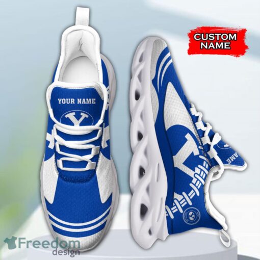 BYU Cougars NCAA Max Soul Shoes Big Logo And Custom Name Sneakers For Men Women Product Photo 4