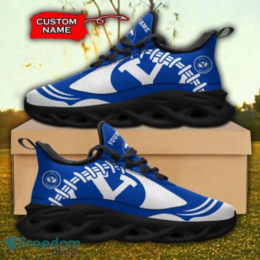 BYU Cougars NCAA Max Soul Shoes Big Logo And Custom Name Sneakers For Men Women Product Photo 1