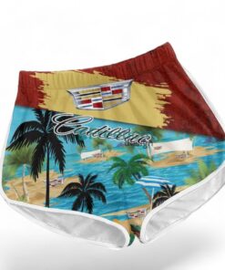 Cadillac Logo Combo Hawaiian Shirt And Short Trending Summer For Fans Product Photo 3