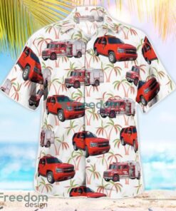 Caledon Fire and Emergency Services, Ontario Fleet Hawaiian Shirt Beach Summer Shirt Product Photo 2