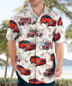 Caledon Fire and Emergency Services, Ontario Fleet Hawaiian Shirt Beach Summer Shirt Product Photo 3