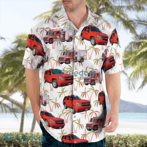 Caledon Fire and Emergency Services, Ontario Fleet Hawaiian Shirt Beach Summer Shirt Product Photo 3